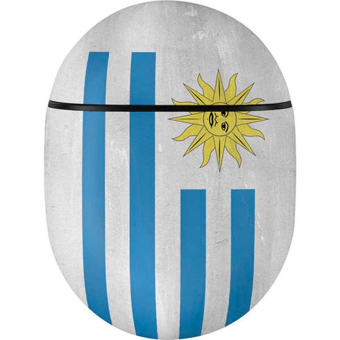 Uraguay Flag Distressed Google Pixel Buds Skin